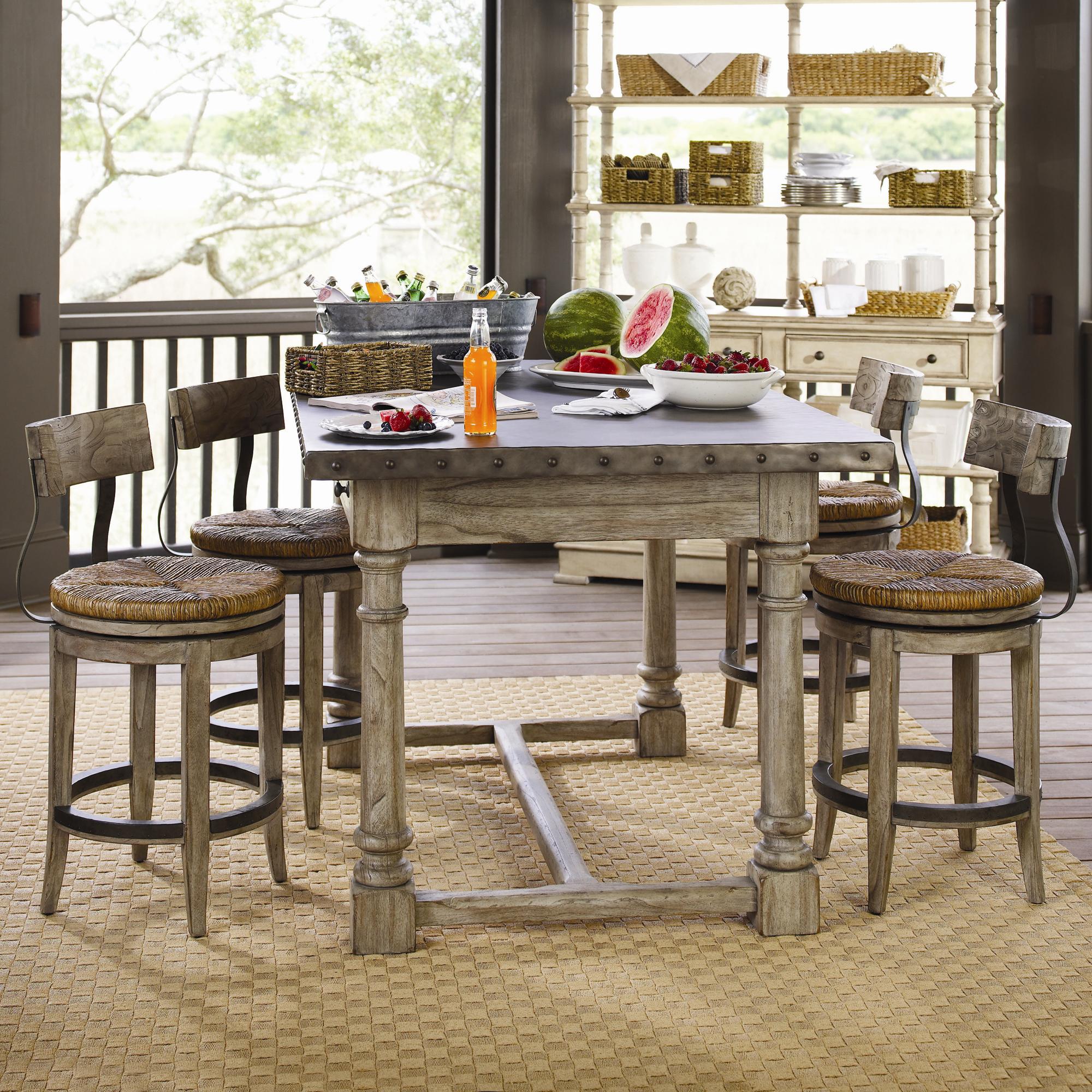Lexington Twilight Bay 5 Piece Shelter Island Bistro Table & Dalton